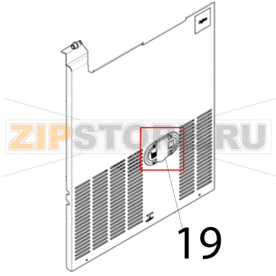 Plastic housing Scotsman B 7040 Plastic housing Scotsman B 7040Запчасть на деталировке под номером: 19