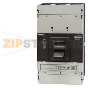 АВТ. ВЫКЛЮЧАТЕЛЬ VL 1250N СТД. ОТКЛ.СПОС. ICU= 55KA, 415V AC 4-ПОЛ., PLANT PROTECTION МАКС. РАСЦ. ETU10, LI IN= 1250A, RATED CURRENT IR= 500...1250A, OVERLOAD PROTECTION, II= 1.25 TO 11 X IN, SHORT-CIRCUIT PROTECTION N-PROTECTED MARINE APPROVAL ДЛЯ LRS, D 