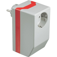 Корпус с вилкой 121x66x55 мм, пластиковый, черный, 1 шт Strapubox SG 1021