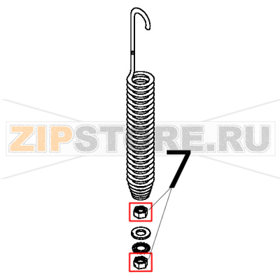 Nut M10 Silanos E1000 Nut M10 Silanos E1000Запчасть на деталировке под номером: 7