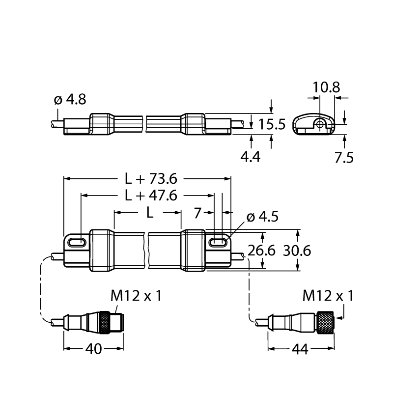 Светильник светодиодный Turck WLS15CDW0360DSQP 