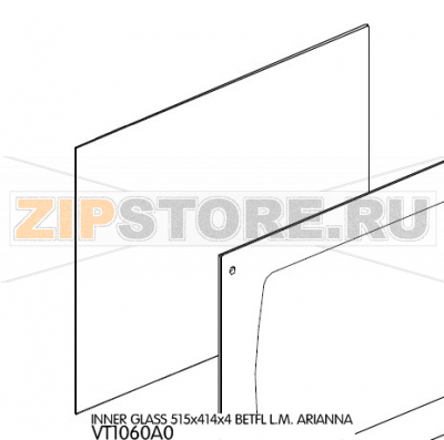 Inner glass 515x414x4 betfl L.M. Arianna Unox XF 133 Inner glass 515x414x4 betfl L.M. Arianna Unox XF 133Запчасть на деталировке под номером: 48Название запчасти на английском языке: Inner glass 515x414x4 betfl L.M. Arianna Unox XF 133