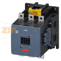 Силовой контактор, AC-3 500 A, 250 кВт/400 В катушка AC 50/60 Гц и DC 200-277 В x (0,8-1,1) вход F-SPS 24 В DC 3-пол., типоразмер S12 вспомогательные контакты 2 НО + 2 НЗ, несъемные, главная линия: шина, управляющая и вспомогательная цепь: винтовая клемма