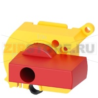 Supplementary handle for door mounted rotary operating mechanism, Red/yellow, up to 30A, Аксессуар для molded case switch 3LD5 UL Siemens 3LD9287-3C