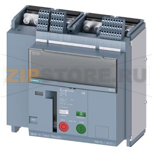 fixed-mounted non-automatic air circuit breakers 4-pole, frame size 0, IEC N conductor on the left In=630A to 690V, 50/60Hz ac Icu=55kA at 415V Icu=50kA at 500V Icu=42kA at 690V without electronic trip units with rtc and 4Aux aux switches front maine conn 
