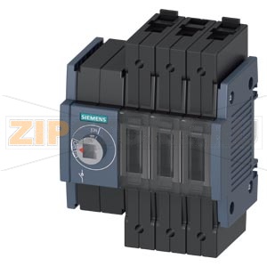 Разъединитель 80A, типоразмер 1, 3-пол.FRONT OPERATING LEFT баз.блок без ручки рамочные клеммы Siemens 3KD2830-2ME10-0 