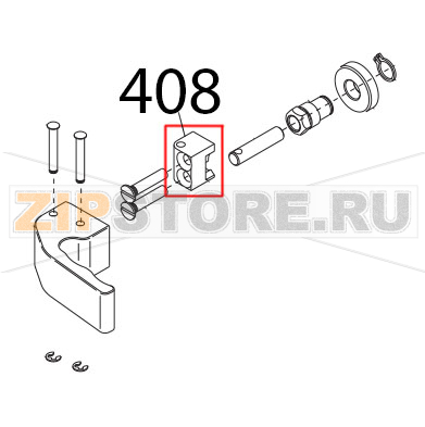 Blocch. manop. piatto oss. LX Sirman Anniversario 300 Blocch. manop. piatto oss. LX Sirman Anniversario 300Запчасть на деталировке под номером: 408