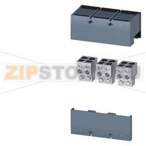 WIRE CONNECTOR 4 CABLES WITH CONTROL WIRE TAP 3 PCS. ACCESSORY FOR: 3VA15/25 1000 Siemens 3VA9603-0JC43 