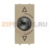 Механизм переключателя с ключом, одномодульный, шампань ABB 2CLA215310N1901