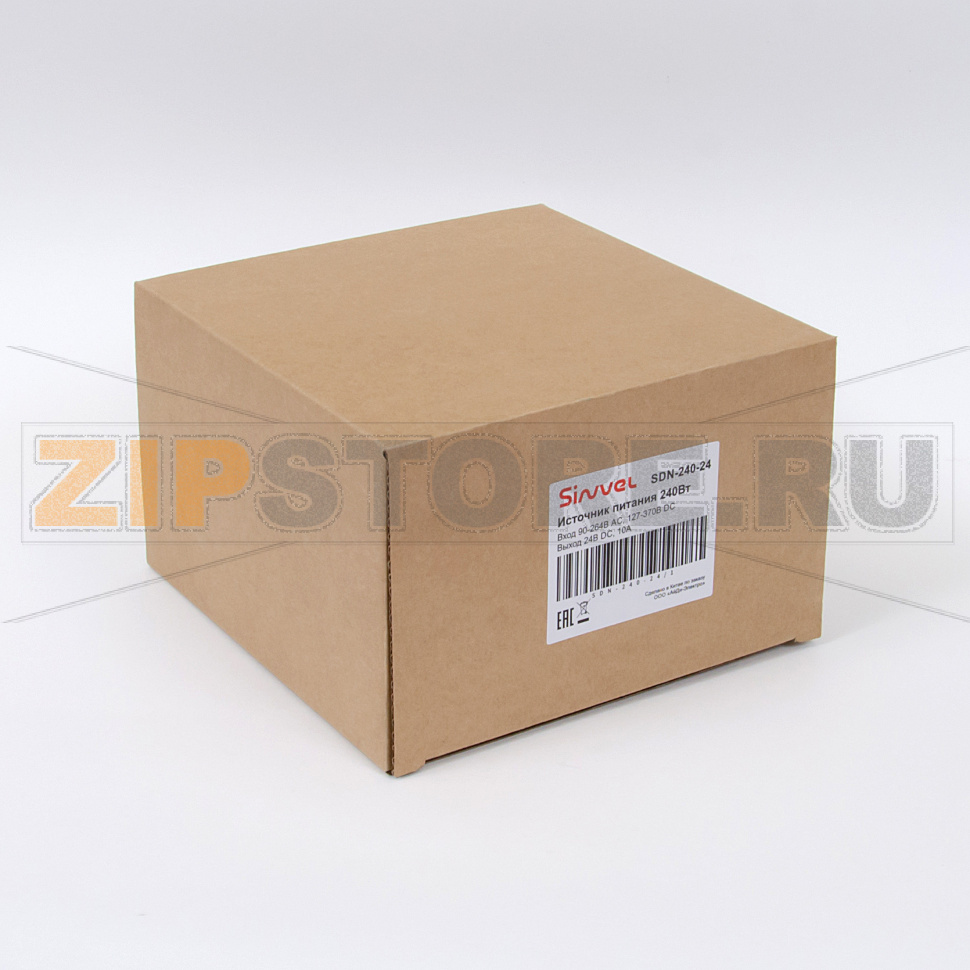 Блок питания 240 Вт, 90-264 В/AC, 127-370 В/DC, металлический корпус Sinvel SDN-240-24 