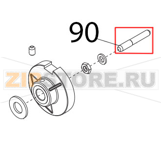 Rullino movimento Sirman Mirra 300 Y09 Rullino movimento Sirman Mirra 300 Y09Запчасть на деталировке под номером: 90