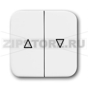 Клавиша для выключателя жалюзи, белая ABB 2CKA001713A0200 
