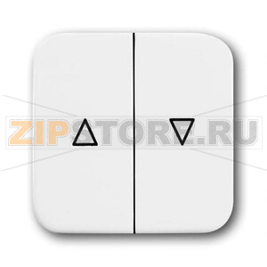 Клавиша для выключателя жалюзи, белая ABB 2CKA001713A0200 