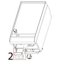 Drawer assembly GR70G7 Tecnoinox FTR70E7