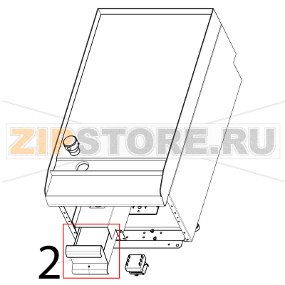 Drawer assembly GR70G7 Tecnoinox FTR70E7 Drawer assembly GR70G7 Tecnoinox FTR70E7Запчасть на деталировке под номером: 2