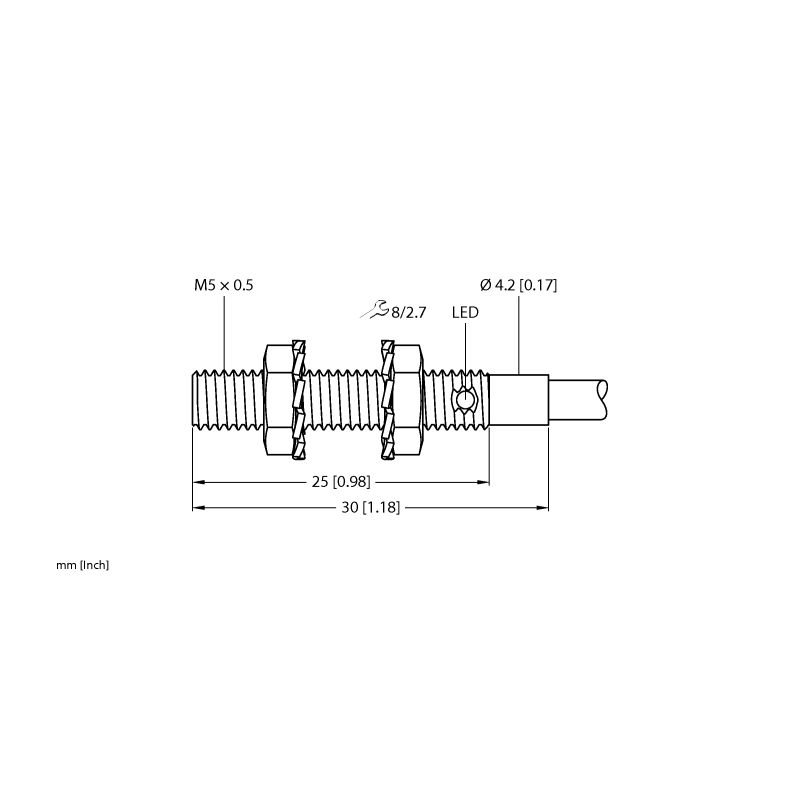 Датчик индуктивный Turck BI1-EG05-AP6X 