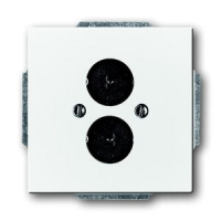 Рамка двухместная, альпийский белый ABB 2CKA001754A4539