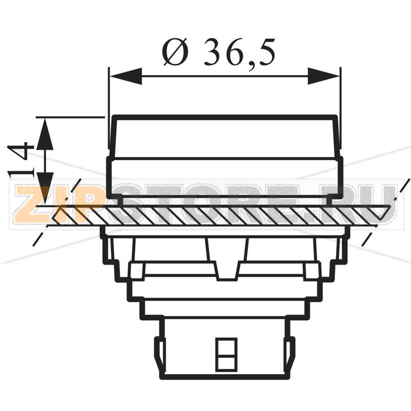 Кнопка аварийной остановки в корпусе 240 В/AC, 2.5 А, IP66, 1 шт Baco LBX130112 