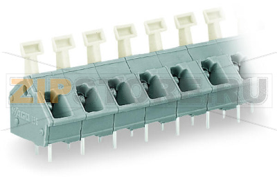PCB terminal block; push-button; 2.5 mm; Pin spacing 7.5/7.62 mm; 9-pole; suitable for Ex-e applications; CAGE CLAMP®; commoning option; 2,50 mm; light gray Wago 256-509/332-009/999-950 Клеммные колодки с зажимами CAGE CLAMP®, монтаж с помощью нажимных кнопокУстановите шаг контактов в мм или дюймах либо сжав клеммные колодки плотнее, либо разделяя ихИдеальны для монтажа в полевых условиях благодаря простоте использования при помощи нажимных кнопокУдобный монтаж без использования инструментов...