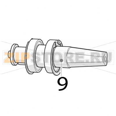 Lower pressing shaft Zumex Versatile Pro Lower pressing shaft Zumex Versatile ProЗапчасть на деталировке под номером: 9