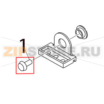 Plastic head screw M-3x8 Toshiba TEC B-SX4T-GS10/20-QP Plastic head screw M-3x8 Toshiba TEC B-SX4T-GS10/20-QPЗапчасть на деталировке под номером: 1