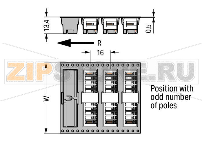 MCS MINI Вилка под пайку THR; 1.0 x 1.0 mm solder pin; угловые; 100% защита от неправильного подсоединения; упаковка в ленте на бобине; Шаг контактов 3,5 мм; 4-пол.; черные Wago 734-164/105-604/997-405 Вилки для пайки оплавлением припоя для поверхностного монтажаДоступны в ленте на бобине для автоматической сборкиОптимальная теплопроницаемость благодаря дизайну корпуса контакта обеспечивает более низкие температуры пайки100% защита от неправильного подсоединенияВозможны варианты кодировки...