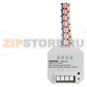 Клавишный интерфейс DALI, 4 канала Siemens 5WG1141-2AB71 