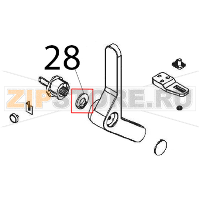 Bushing Angelo Po FX61E2 Bushing Angelo Po FX61E2Запчасть на деталировке под номером: 28