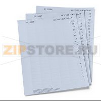 SIMATIC ET 200SP, 1000 СВЕТЛО-СЕРЫХ МАРКИРОВОЧНЫХ ПОЛОСОК, 10 БУМАЖНЫХ ПЕРФОРИРОВАННЫХ ЛИСТОВ ФОРМАТА DIN A4, ПЛОТНОСТЬ БУМАГИ 280 Г/КВ.М Siemens 6ES7193-6LA10-0AA0