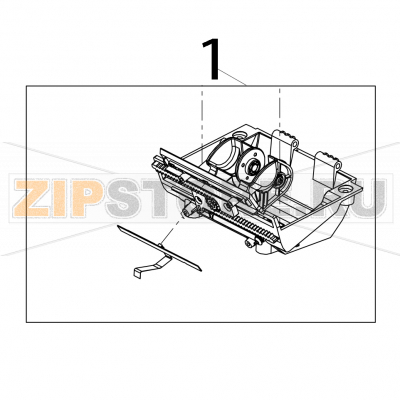 Media holder assembly TSC Alpha-30L Media holder assembly TSC Alpha-30LЗапчасть на деталировке под номером: 1