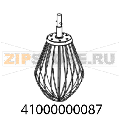 Венчик с толстыми прутьями Abat МПЛ-40 Венчик с толстыми прутьями Abat МПЛ-40Запчасть на деталировке под номером: 41000000087