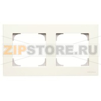 Рамка двухместная, альпийский белый ABB 2CLA857200A1101