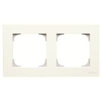 Рамка двухместная, альпийский белый ABB 2CLA857200A1101