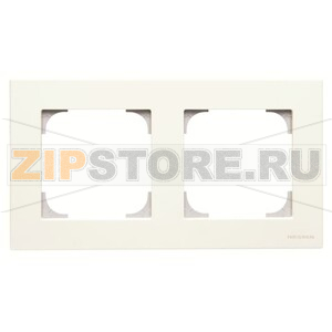 Рамка двухместная, альпийский белый ABB 2CLA857200A1101 