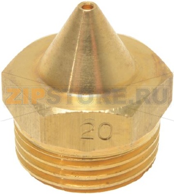 КОНИЧЕСКАЯ ГАЗОВАЯ РАСПЫЛИТЕЛЬНАЯ ФОРСУНКА M17 X 1 Ø 1,20 ММ 