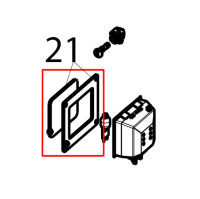 Gasket + lamp glass cover Tecnoinox GFB10DSL