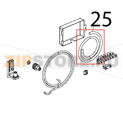 Cavo 5x2.5 MMQ, L=1.5 MT Unox XVC 204 Cavo 5x2.5 MMQ, L=1.5 MT Unox XVC 204Запчасть на деталировке под номером: 25