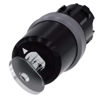 АКТУАТОР ПОВОРОТНОГО ПЕРЕКЛЮЧАТЕЛЯ С КЛЮЧОМ CES, 22MM, КРУГЛ., ПЛАСТИК С МЕТАЛЛИЧЕСКИМ ФРОНТАЛЬНЫМ КОЛЬЦОМ, НОМЕР ЗАМКА LSG1, С 2 КЛЮЧАМИ, 2 КОММУТАЦИОННЫХ ПОЛОЖЕНИЯ: O-I, С ФИКСАЦИЕЙ, УГОЛ ПОВОРОТА РУКОЯТКИ 90 ГРАД. : 10:30Ч./13:30Ч., ПОЛОЖЕНИЕ ИЗЪЯТИЯ К