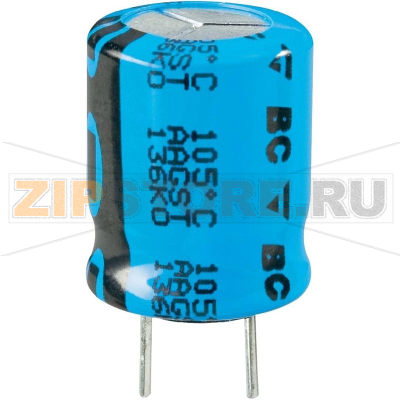 Конденсатор 2200 мкФ, 16 В, 16x20 мм, 1 шт Vishay 2222 136 65222 