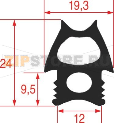 ПРОКЛАДКА СТЕКЛА ПЕЧИ 855X685 ММ 