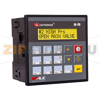 Контроллер 12/24 В/DC, 10DI, 2AI, 6RO Unitronics M91-2-R2C 