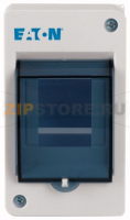 Кожух компактный пластиковый, IP30, 3 модуля, прозрачная дверца Eaton MINI-3-T