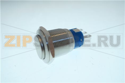 PULSANTE NICHELATO D.19 STOP IP65 1NC 