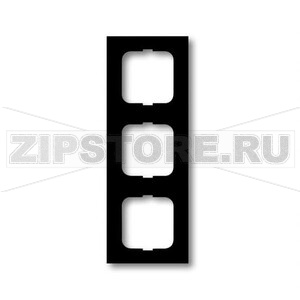 Рамка трехместная, чёрный бархат ABB 2CKA001754A4421 