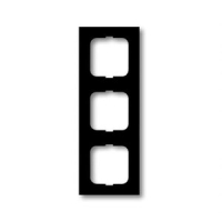 Рамка трехместная, чёрный бархат ABB 2CKA001754A4421