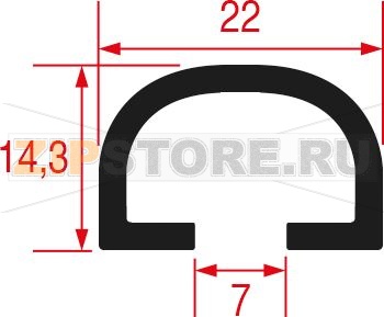 GUARNIZIONE CARRELLO PORTATEGLIE 460 mm 