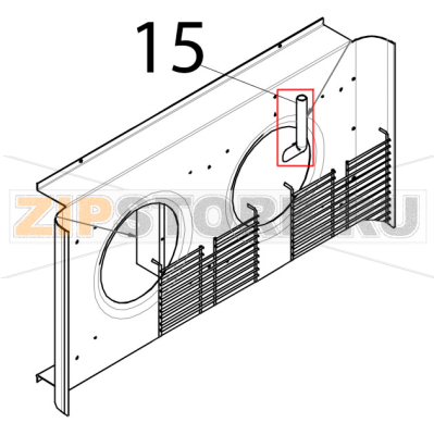 Tubo umidificazione diretta Tecnoeka KF 966 D AL UD Tubo umidificazione diretta Tecnoeka KF 966 D AL UDЗапчасть на деталировке под номером: 15
