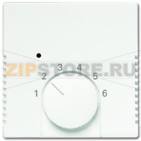 Накладка для терморегулятора, белый бархат ABB 2CKA001710A4019