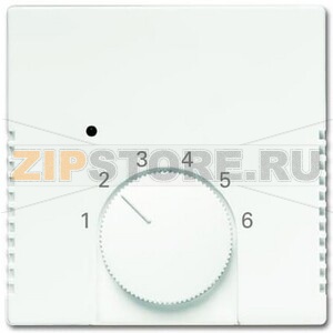 Накладка для терморегулятора, белый бархат ABB 2CKA001710A4019 