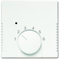 Накладка для терморегулятора, белый бархат ABB 2CKA001710A4019